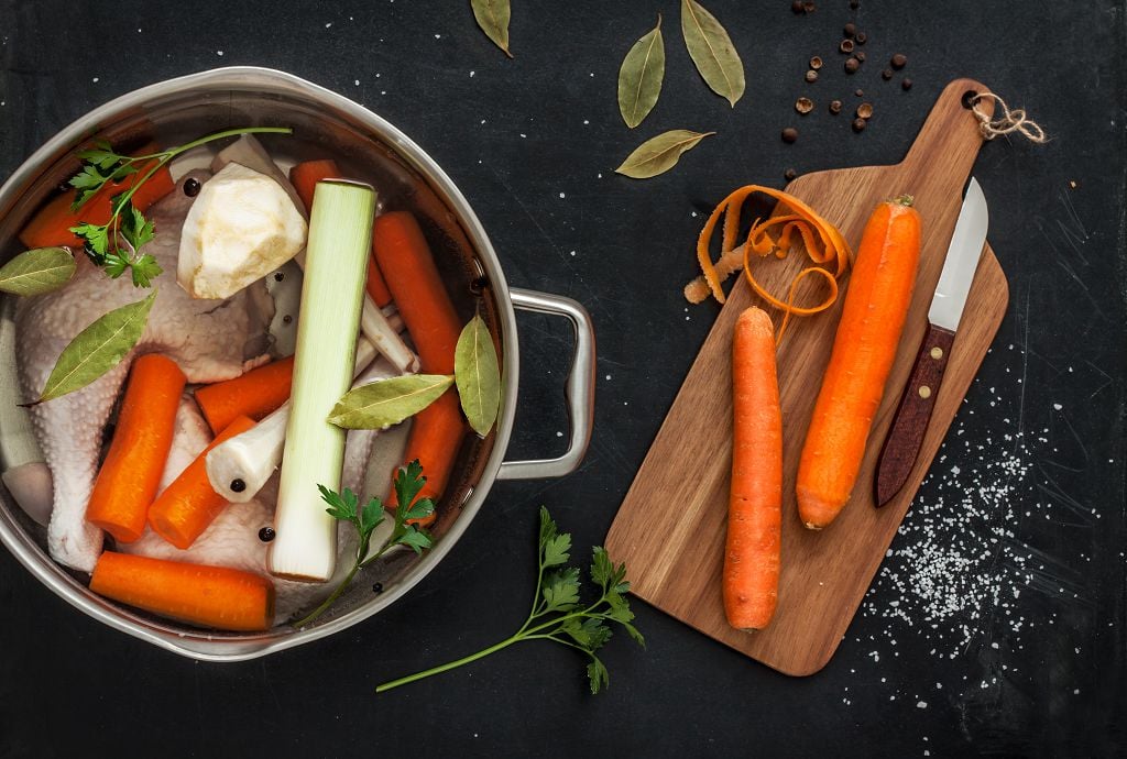 Wash all these ingredients and then put them in a pot