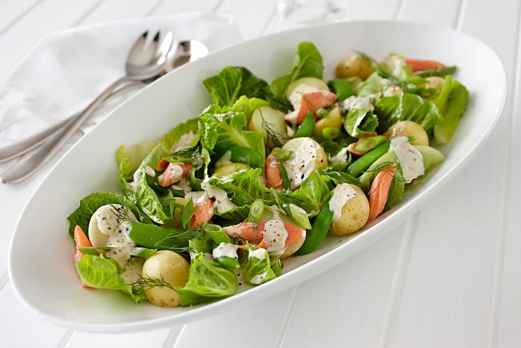 Combine the plum sauce, rice wine vinegar, chili, lime and fresh coriander in a bowl