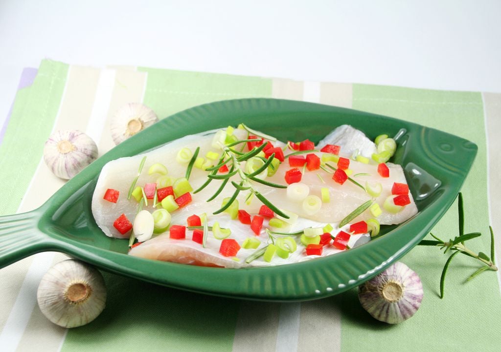 Sauteing Triggerfish on the fish plate