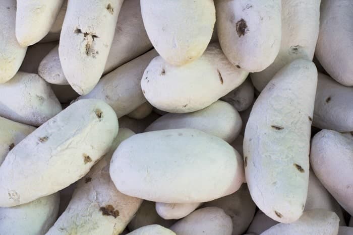 Freeze sweet potatoes