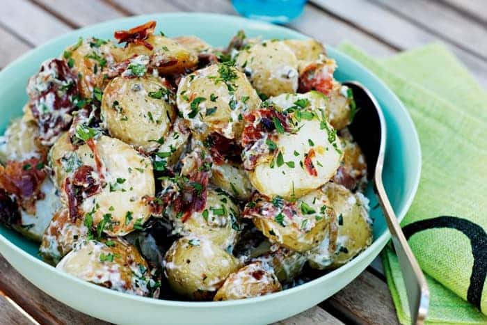 Lemony Roasted Potato Salad