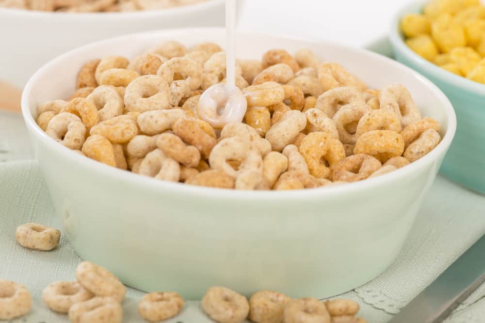 A huge bowl of Cheerios