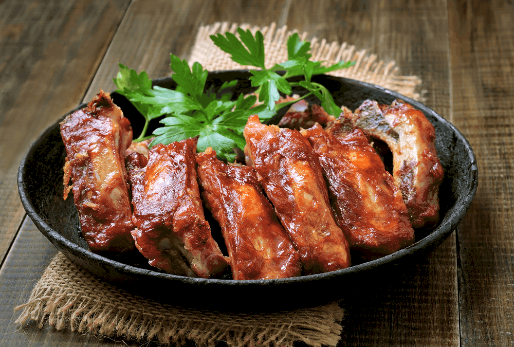 Reheat Ribs Using Frying Pan