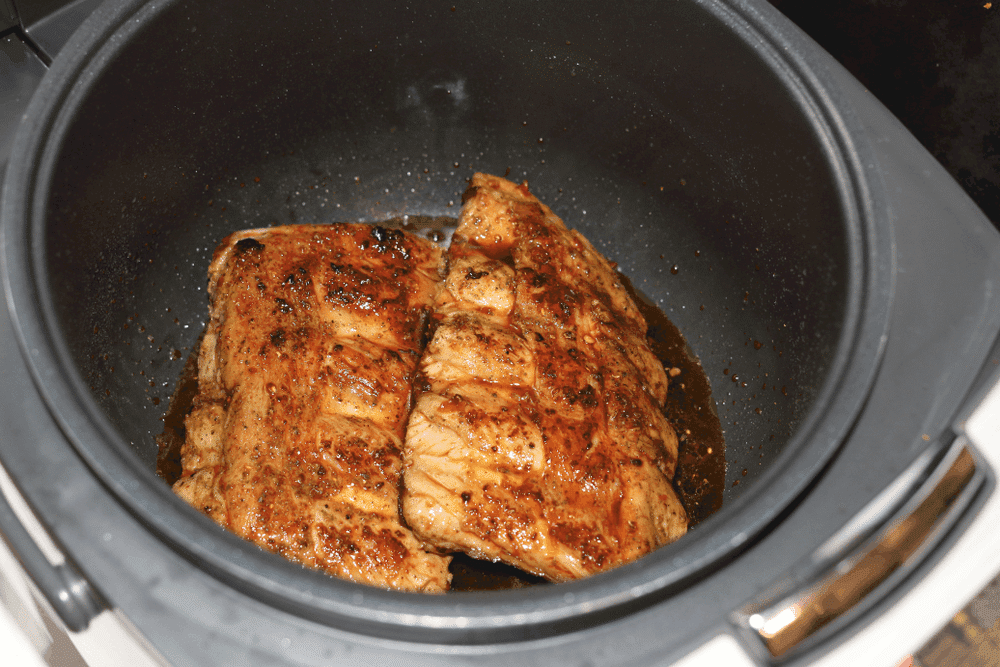Reheat Ribs Using  Slow Cooker
