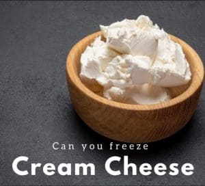 can you freeze cream cheese