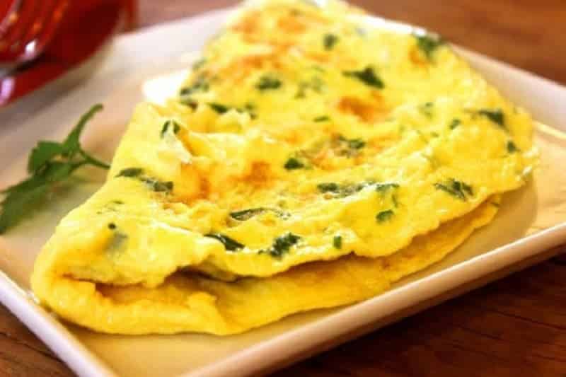 Ostrich Egg Omelet