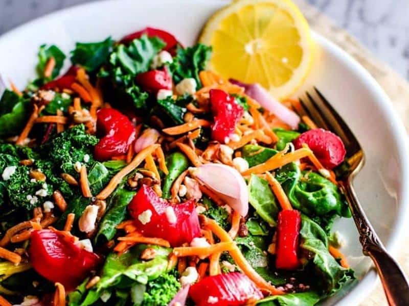 Rhubarb Salad