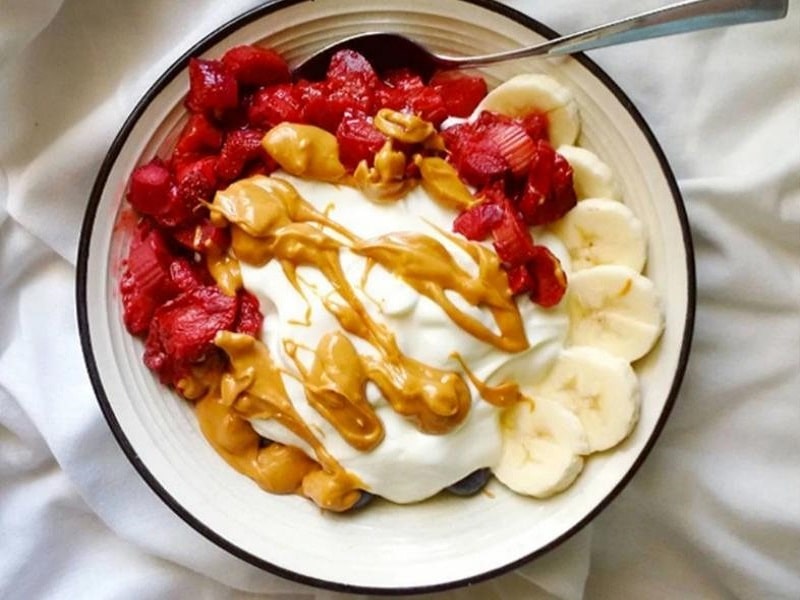 Rhubarb Snack
