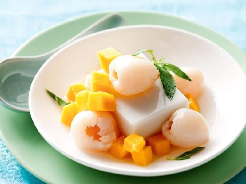 Lychee dessert