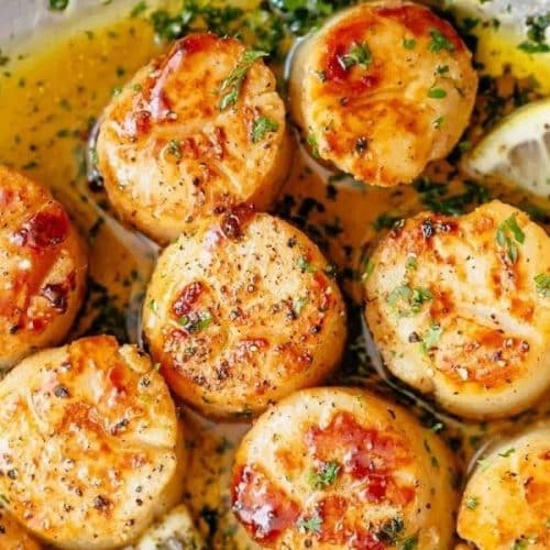 Garlic-Butter and Lemon Scallops