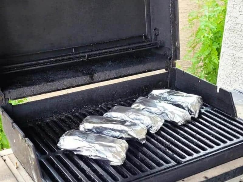 Reheat Tamales on the Grill