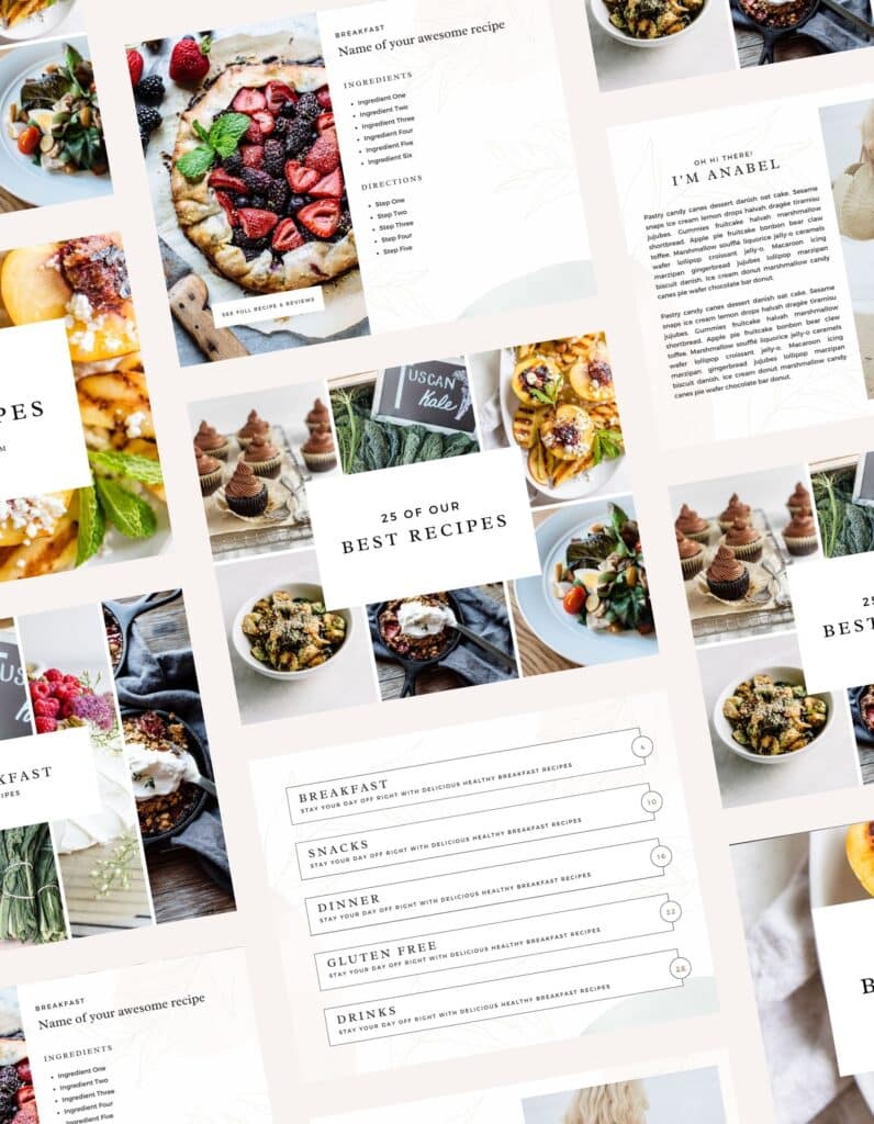 Recipe Cookbook Product Listing