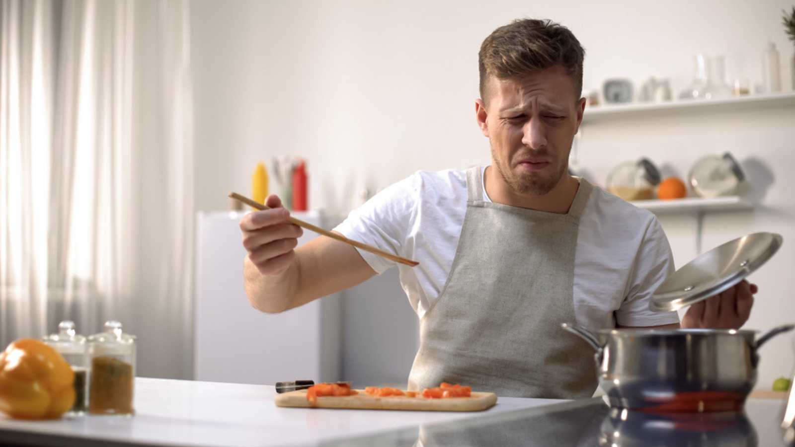 Man cooking