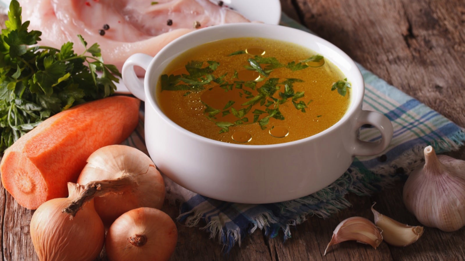 Chicken broth