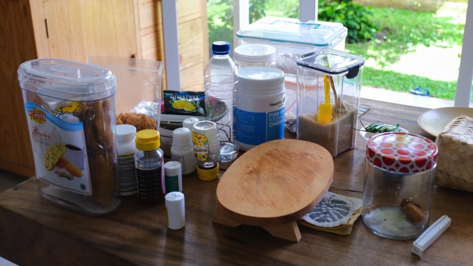 Messy dining table