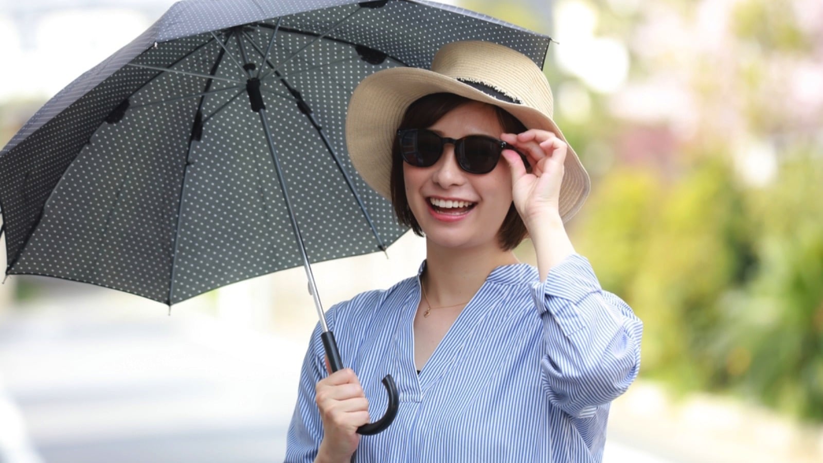 Woman wearing Parasol