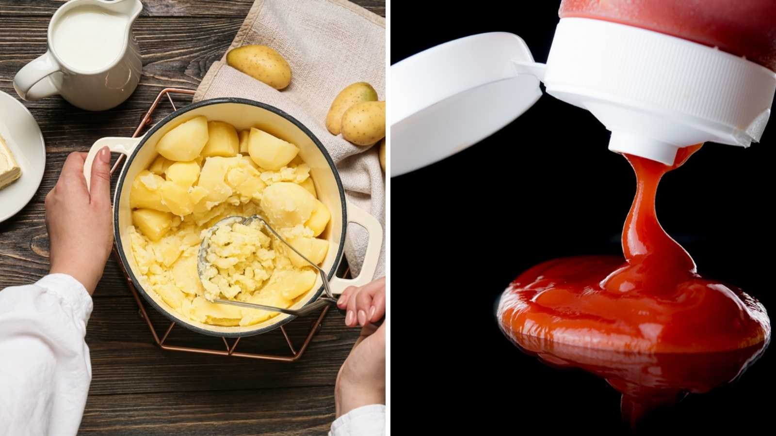 Mashed Potatoes and Ketchup