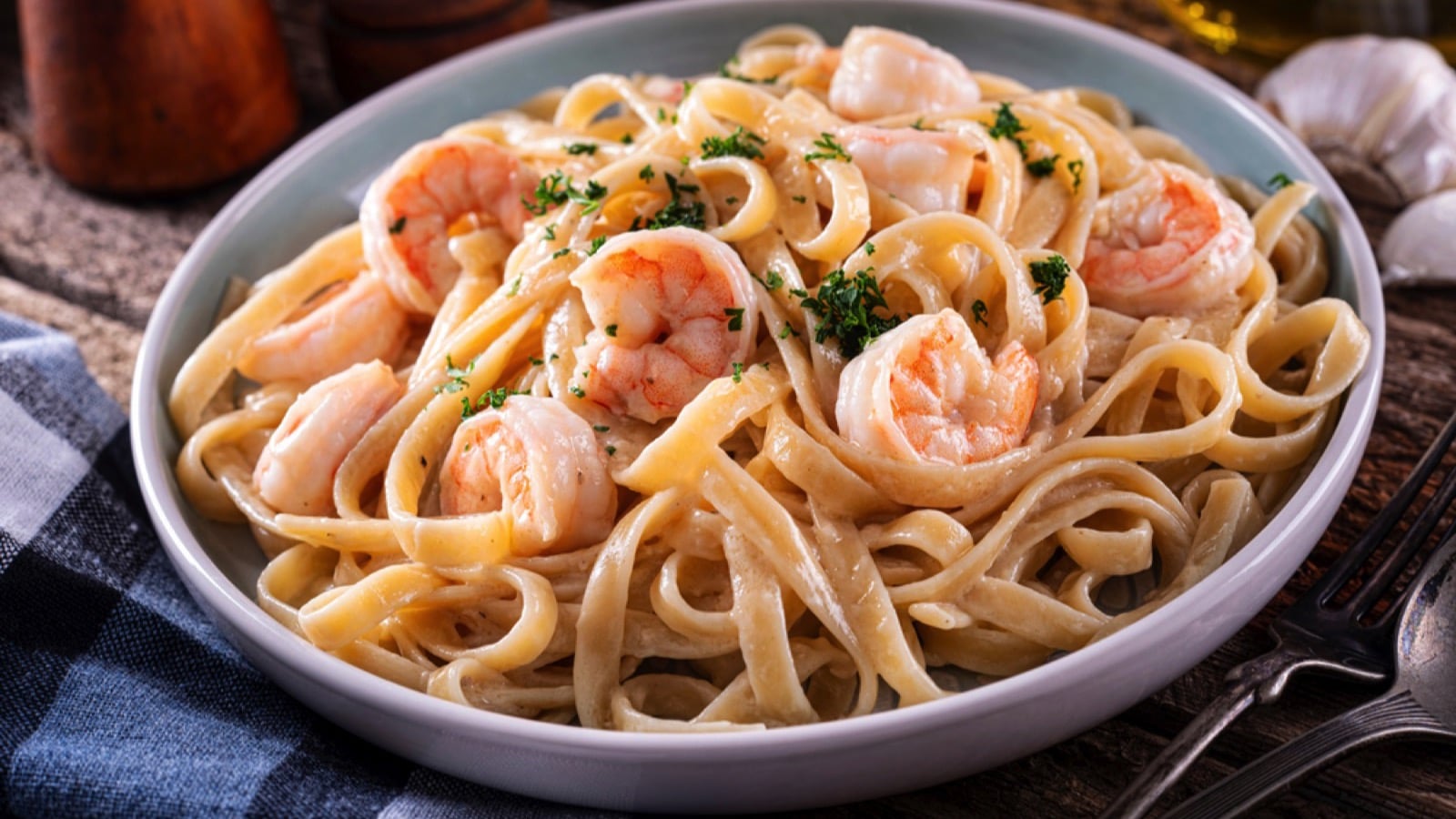 Shrimp Pasta Alfredo